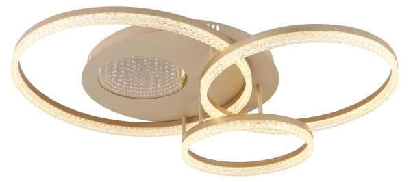 Globo 48480-40 - Plafoniera LED SANFORD LED/40W/230V 3000K 78x60 cm beige
