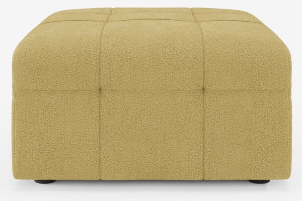 Mosaic pouf e modulo in bouclé - 96x77 cm design capitonné in tessuto