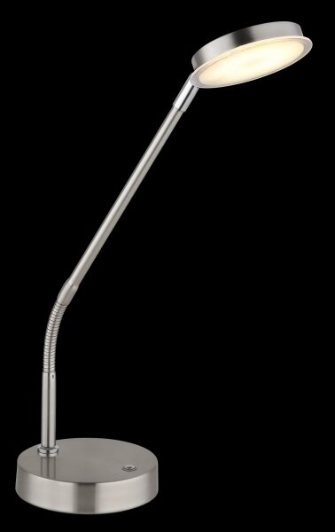 Globo 58504TN - Lampada da tavolo dimmerabile a LED con controllo touch SILVIO LED/6,5W/230V cromo opaco