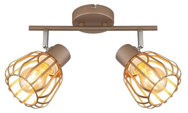 Globo 54663-2 - Faretto OLIN 2xE27/40W/230V