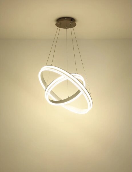 Globo 67377-60H - Lampada a sospensione dimmerabile con cavo FRANCINE LED/60W/230V+telecomando