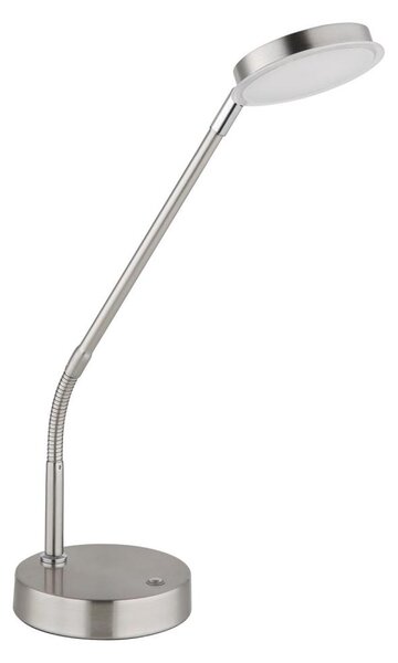 Globo 58504TN - Lampada da tavolo dimmerabile a LED con controllo touch SILVIO LED/6,5W/230V cromo opaco