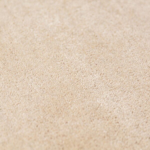 Tappeto rotondo di colore naturale in lana tessuto a mano ø 180 cm Leo Scallop – Flair Rugs
