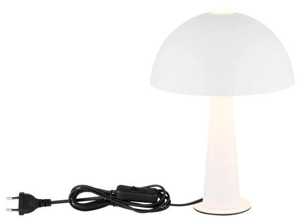 Globo 50670107 - Lampada da tavolo JULIA 1xE14/25W/230V bianca