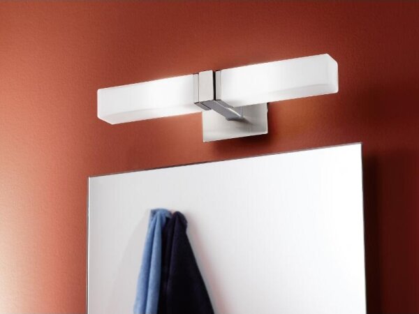 EGLO 88284 - Applique per bagno PALERMO 2xG9/40W vetro opale IP44
