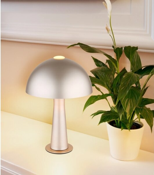 Globo 50670152 - Lampada da tavolo JULIA 1xE14/25W/230V cromo opaco