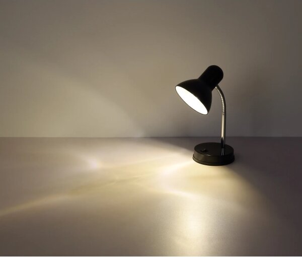 Globo 2485S - Lampada da tavolo BASIC 1xE27/40W/230V nera