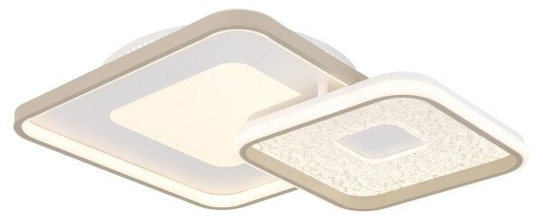 Globo 48097-48 - Plafoniera LED dimmerabile MOSAIKO LED/48W/230V 50x50 cm+telecomando