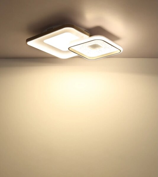 Globo 48097-48 - Plafoniera LED dimmerabile MOSAIKO LED/48W/230V 50x50 cm+telecomando
