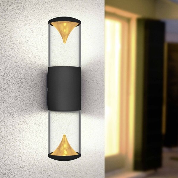 Eglo 94818 - Lampada LED da esterno PENALVA 1 2xLED/3,7W/230V
