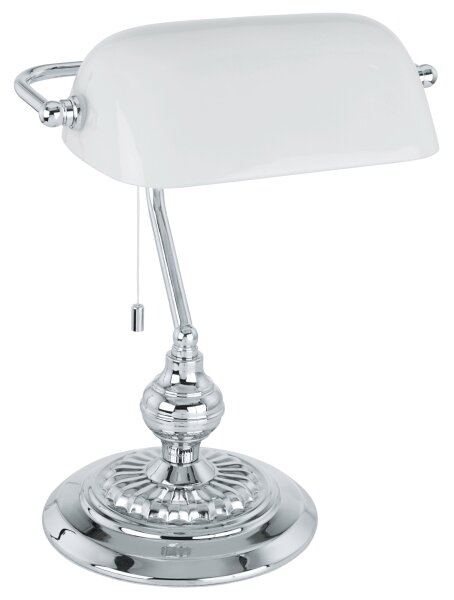 Eglo 90968 - Lampada da tavolo BANKER E27/60W
