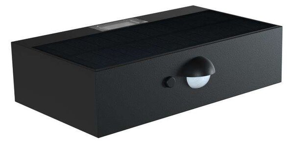 Applique Solare MINI-WALL Nera 350 lumen