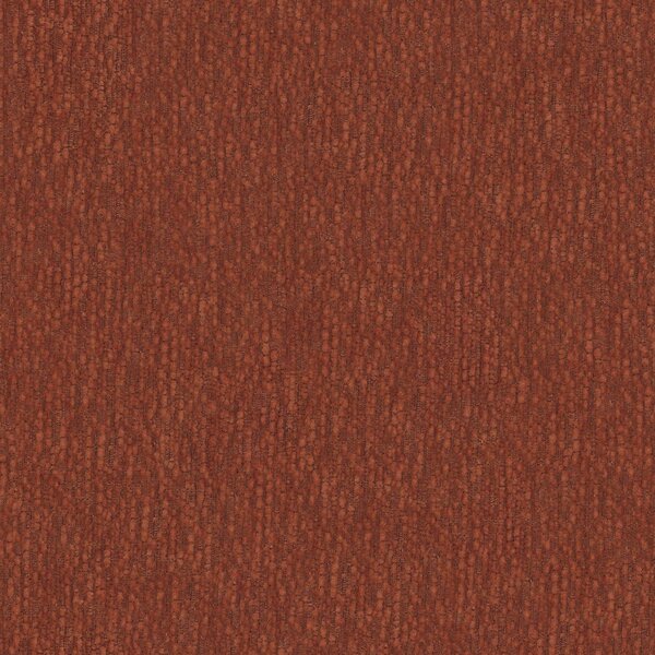 Divano angolare color terracotta (con penisola a destra/a L) con rivestimento in ciniglia Marbeya – Ropez
