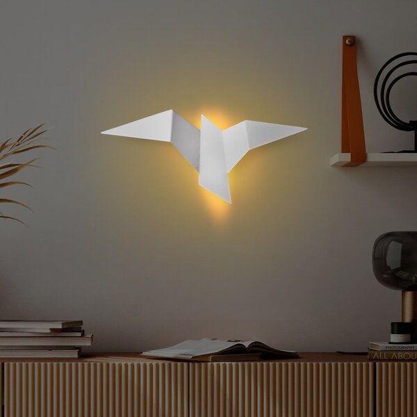 Lampada da parete LED bianca Pacali – Opviq lights