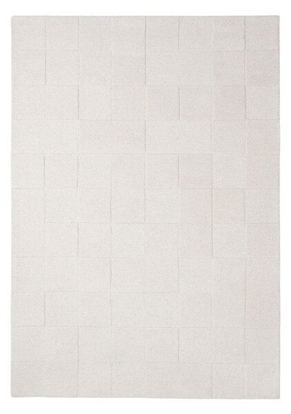 Tappeto avorio in lana tessuto a mano 160x230 cm Checkerboard – Flair Rugs