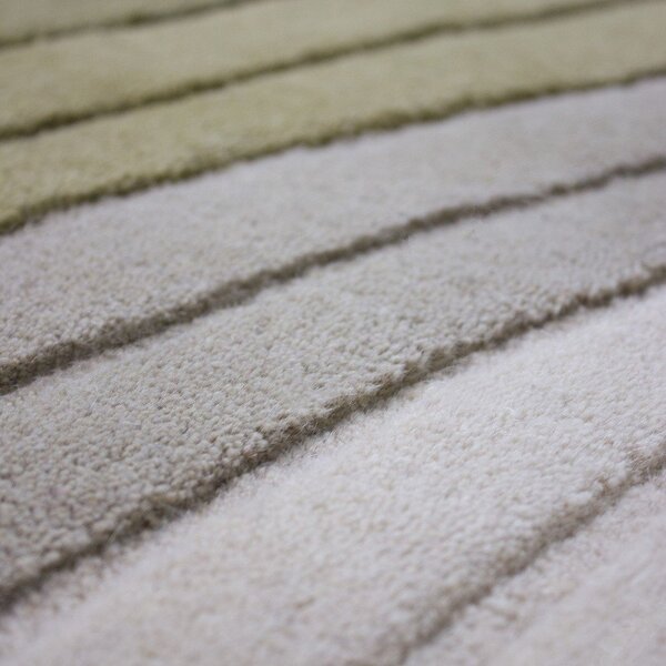 Tappeto verde in lana tessuto a mano 160x230 cm Puddle Ombre – Flair Rugs