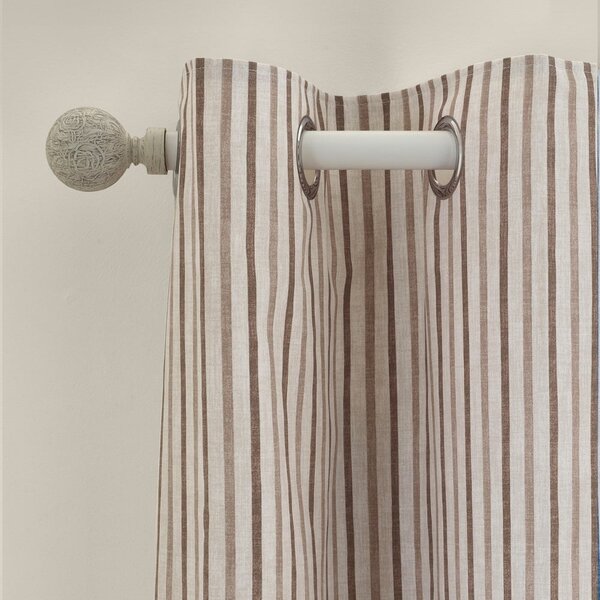 Tende in set marroni 2 pz 168x183 cm Logan Stripe – Catherine Lansfield