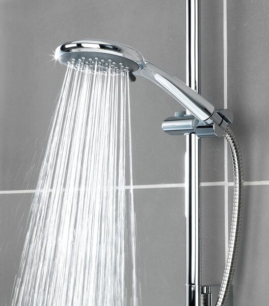 Soffione grigio risparmio, ø 11 cm Water Saving - Wenko