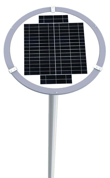 Lampione a Led Solare Esterno SFERA con Telecomando - 6000K bianco freddo