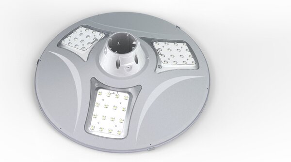 Lampione a Led Solare Esterno SFERA con Telecomando - 6000K bianco freddo