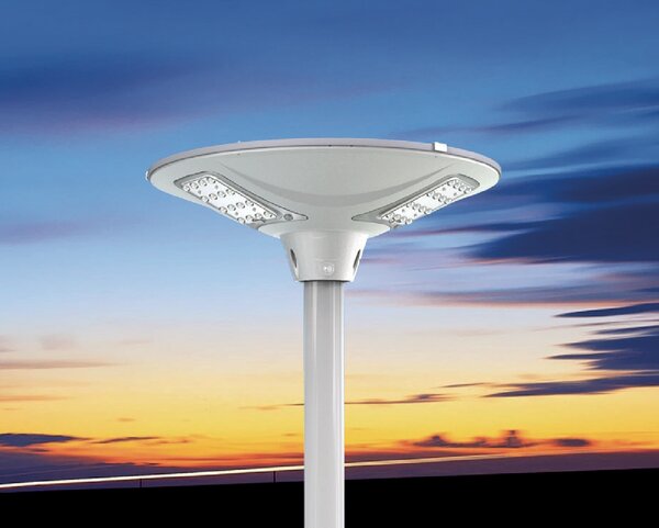 Lampione a Led Solare Esterno SFERA con Telecomando - 6000K bianco freddo