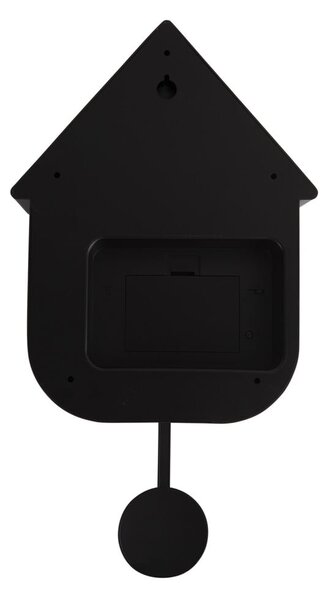 Orologio da parete nero , 21,5 x 41,5 cm Modern Cuckoo - Karlsson