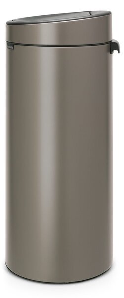 Bidone per rifiuti in acciaio grigio touch 30 l Touch Bin - Brabantia