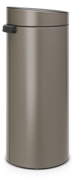 Bidone per rifiuti in acciaio grigio touch 30 l Touch Bin - Brabantia
