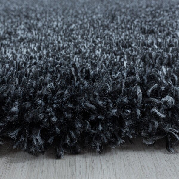 Tappeto rotondo color antracite ø 120 cm Fluffy – Ayyildiz Carpets