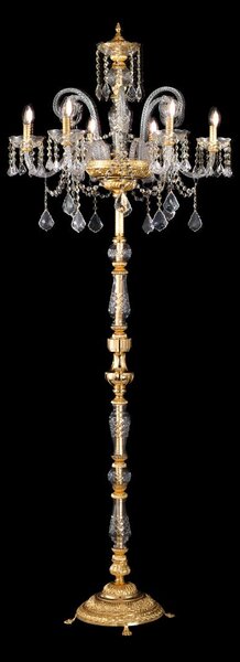 Arredoluce Luxury Crystal Lampada da terra 6 luci 586/P6