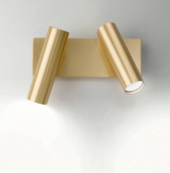 Cremasco Applique da parete 7541, dimmerabile, Ottone / Oro, Soggiorno / Sala da pranzo, Ottone, Moderno, Applique