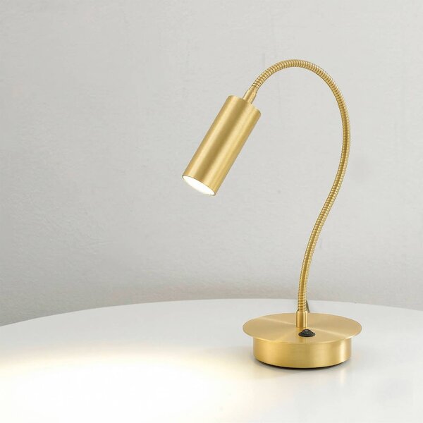 Cremasco Lampada da tavolo 7538, Ottone / Oro, Soggiorno / Sala da pranzo, Ottone, Moderno, Lampada da tavolo