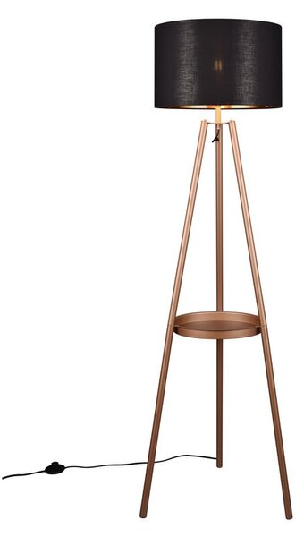 Lampada da terra marrone con ripiano (altezza 152 cm) Colette - Trio