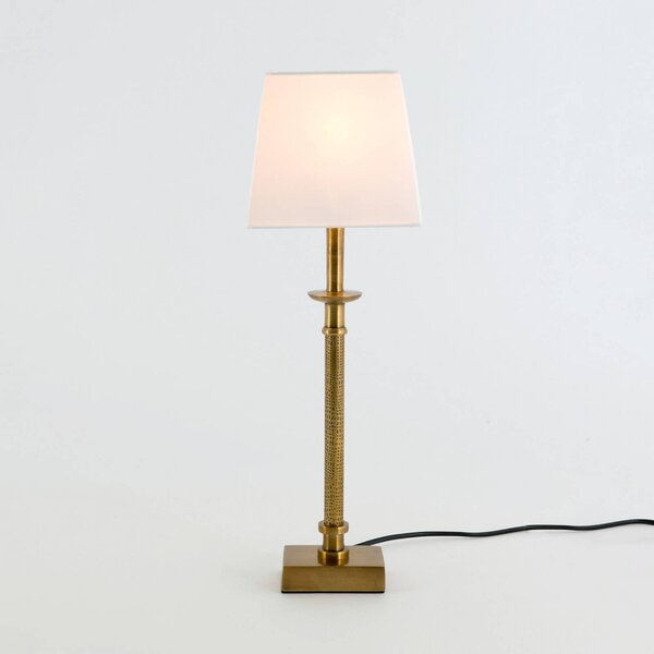 Holländer Lampada da tavolo PALMARIA, Ottone / Oro, Soggiorno / Sala da pranzo, Alluminio, Lampada da tavolo