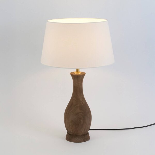 Holländer Lampada da tavolo ANTELAO, Legno scuro, Soggiorno / Sala da pranzo, Legno, Lampada da tavolo