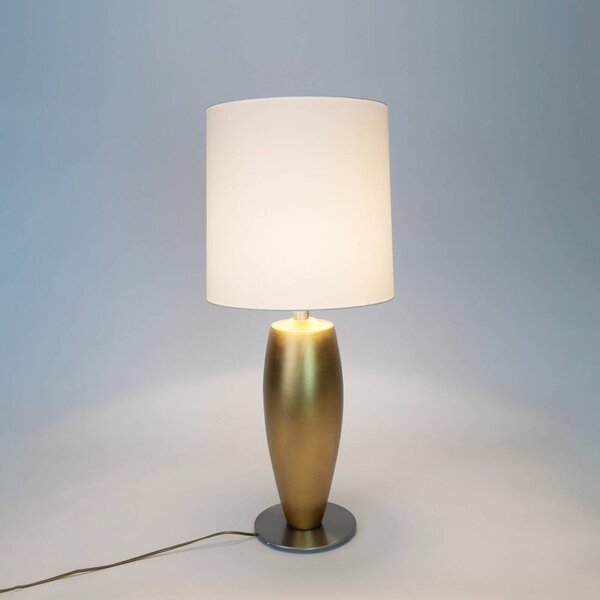 Holländer Lampada da tavolo OMEGA SOTTILE, Ottone / Oro, Soggiorno / Sala da pranzo, Ceramica, Lampada da tavolo