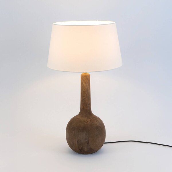 Holländer Lampada da tavolo VEZZANA, Legno scuro, Soggiorno / Sala da pranzo, Legno, Lampada da tavolo