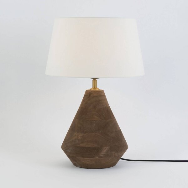Holländer Lampada da tavolo CAPANNE, Legno scuro, Soggiorno / Sala da pranzo, Legno, Lampada da tavolo