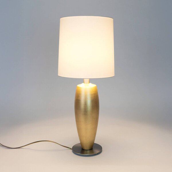 Holländer Lampada da tavolo OMEGA SOTTILE, Ottone / Oro, Soggiorno / Sala da pranzo, Ceramica, Lampada da tavolo