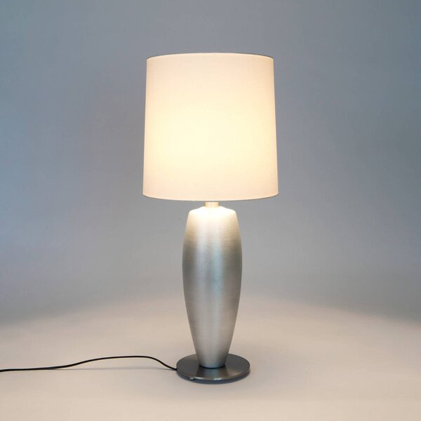 Holländer Lampada da tavolo SIGMA SOTTILE, Cromo / Argento, Soggiorno / Sala da pranzo, Ceramica, Lampada da tavolo