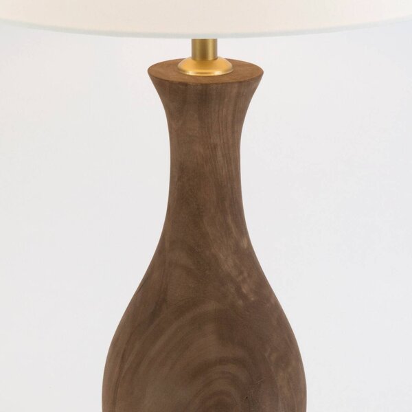 Holländer Lampada da tavolo ANTELAO, Legno scuro, Soggiorno / Sala da pranzo, Legno, Lampada da tavolo