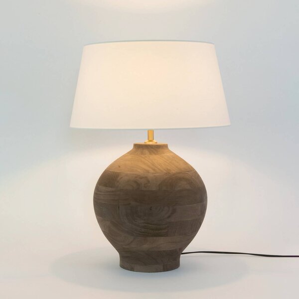 Holländer Lampada da tavolo SORATTE, Legno scuro, Soggiorno / Sala da pranzo, Legno, Lampada da tavolo