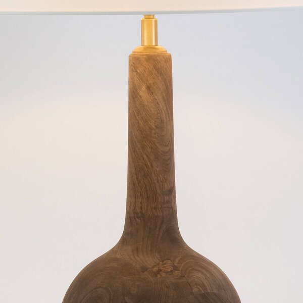 Holländer Lampada da tavolo VEZZANA, Legno scuro, Soggiorno / Sala da pranzo, Legno, Lampada da tavolo