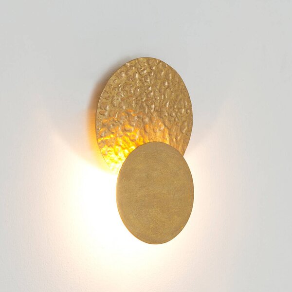 Holländer Applique da parete CORONARE, dimmerabile, Ottone / Oro, Soggiorno / Sala da pranzo, Metallo, Moderno, Applique