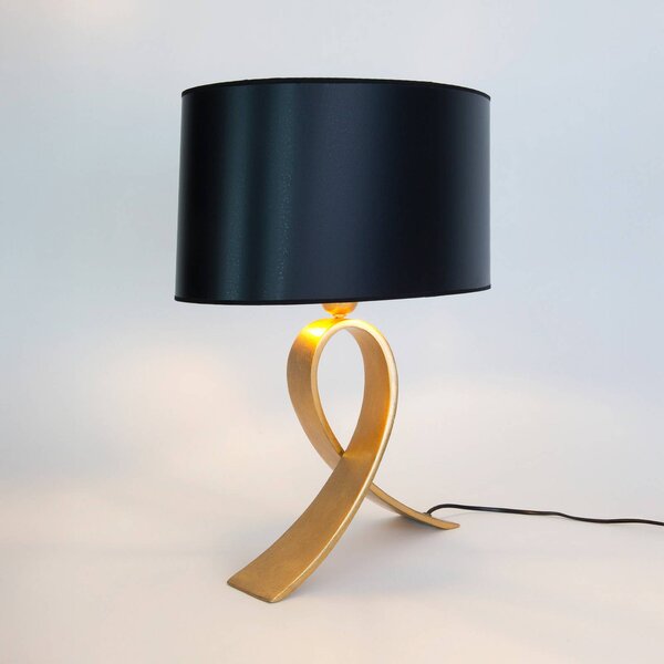 Holländer Lampada da tavolo CICLO OVAL, Nero, Soggiorno / Sala da pranzo, Metallo, Moderno, Lampada da tavolo
