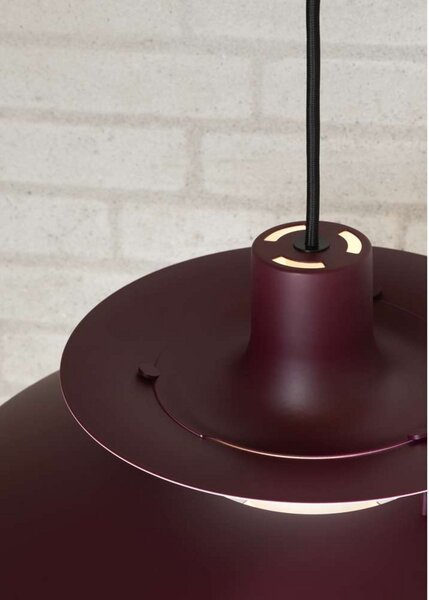 Lampada a sospensione Louis Poulsen, Rosso, Soggiorno, Metallo