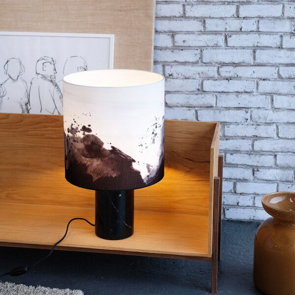 Lampade da tavolo Dyberg Larsen, Molly, Nero, Soggiorno, Pietra