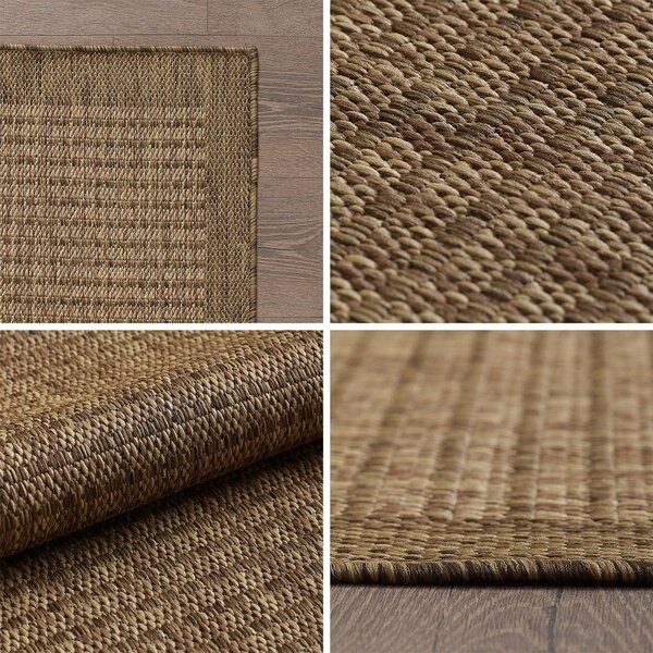 Tappeto da interno/esterno rotondo di colore naturale ø 160 cm Giza 1410 – Ayyildiz Carpets