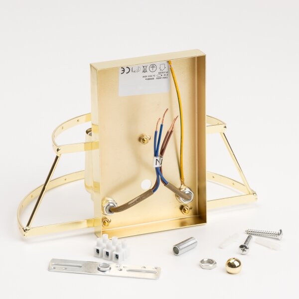 Brilagi - LED Applique di cristallo MOZART 2xE14/40W/230V oro