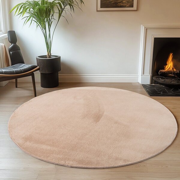 Tappeto rotondo beige ø 120 cm Joy 1400 – Ayyildiz Carpets